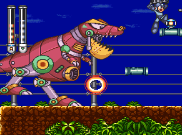 Mega Man 7 screenshot - Slash Man